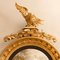 Early-19th Century Regency Giltwood Eagle Figure Round Convex Wall Mirror 3