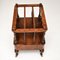 Antique Victorian Burr Walnut Canterbury Magazine Stand 3