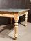 Pine Farm Table with a Drawer and Top Painted in Farrow & Ball 5