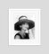 Audrey Hepburn Archival Pigment Print Framed in White, Image 1