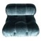 Blue Velvet Camaleonda Modular Sofa by Mario Bellini for B&B Italia / C&B Italia, 1976, Set of 7 14