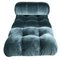 Blue Velvet Camaleonda Modular Sofa by Mario Bellini for B&B Italia / C&B Italia, 1976, Set of 7 10