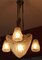 French Art Deco Pendant Lamp by David Gueron for Verrerie D'Art Degué, 1930s 10