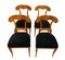 Biedermeier Shovel Chairs, Cherry Veneer, South Germany, 1820s, Set of 4, Image 2