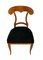 Biedermeier Shovel Chairs, Cherry Veneer, South Germany, 1820s, Set of 4, Image 6