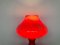 Mid-Century Red Glass Table Lamp by Stefan Tabera for Valašské Meziříčí, 1960s 3