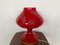 Mid-Century Red Glass Table Lamp by Stefan Tabera for Valašské Meziříčí, 1960s 4