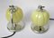 Art Deco Nachttischlampen aus Aluminium, 2er Set 4