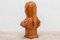 French Women Bust Sculpture Marianne Goddess of Liberty in Solid Wood, 1960s 5