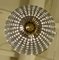 Empire Style Chiseled Brass Friezes & Glass Drops Pinecone-Shaped Lantern, 1960s, Image 6