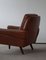 Vintage Danish Cognac Leather Easy Chair by Svend Skipper for Skipper, 1960s, Image 8
