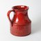 Vintage Rimini Red Ceramic Jug by Aldo Londi for Bitossi, 1970s, Image 5