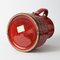 Roter Vintage Keramikkrug aus Keramik von Aldo Londi für Bitossi, 1970er 8