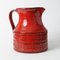 Vintage Rimini Red Ceramic Jug by Aldo Londi for Bitossi, 1970s, Image 3