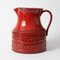 Vintage Rimini Red Ceramic Jug by Aldo Londi for Bitossi, 1970s 1