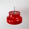 Lámpara colgante Bumling sueca en rojo de Anders Pehrson para Ateljé Lyktan, años 60, Imagen 3