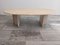 Eclipse Travertine Coffee Table, 1970s, Image 1