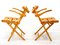 Wooden Folding Chairs, 1970s, Set of 2 12