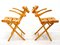Wooden Folding Chairs, 1970s, Set of 2, Image 12
