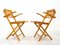 Wooden Folding Chairs, 1970s, Set of 2, Image 2