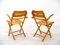 Wooden Folding Chairs, 1970s, Set of 2 7