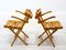 Chaises Pliantes en Bois, 1970s, Set de 2 4