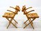 Wooden Folding Chairs, 1970s, Set of 2, Image 4