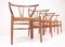 Dining Chairs by Hans J. Wegner for Carl Hansen & Søn, 1950s, Set of 4 3