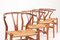 Dining Chairs by Hans J. Wegner for Carl Hansen & Søn, 1950s, Set of 4 2