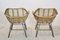 Dutch Wicker & Steel Chairs, Set of 2 3