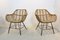 Set of Dutch Wicker & Steel Chairs 6