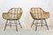 Set of Dutch Wicker & Steel Chairs 9
