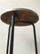 Mid-Century Dining Table with Laminate Top & Black Iron Structure 5