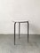 Mid-Century Dining Table with Laminate Top & Black Iron Structure 1
