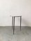 Mid-Century Dining Table with Laminate Top & Black Iron Structure 6
