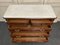 French Mahogany Chest of Drawers with Marble Top, Image 6