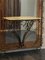 Wrought Iron Console Table with Mirrored Back by Pierluigi Colli, 1950s 3