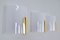 Mid-Century Modern Acrylic Glass and Brass Sconce by Metalarte, 1980s, Image 2