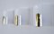 Mid-Century Modern Acrylic Glass and Brass Sconce by Metalarte, 1980s 4