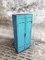 Armoire 2 Portes Industrielle Bleue, 1960s 1