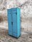 Blauer Industrieller Kleiderschrank mit 2 Türen, 1960er 10