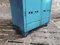 Armoire 2 Portes Industrielle Bleue, 1960s 3