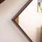 Mid-Century Modern Square Wall Mirror in Solid Brazilian Hardwood Frame, 1960s 4