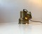 Vintage Danish Brass Sconce from ABO, 1970s, Image 2