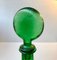 Tall Green Glass Decanter from Empoli, 1970s 5