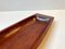 Danish Hand-Carved Oblong Tray in Teak, 1960s, Image 3
