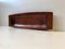 Danish Hand-Carved Oblong Tray in Teak, 1960s, Image 2