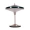 Italian Lacquered, Aluminum Metal & Glass Table Lamp, 1960s 1