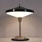 Italian Lacquered, Aluminum Metal & Glass Table Lamp, 1960s, Image 3