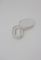 White CLASP, two fingers ring by Marina Stanimirovic, Image 3